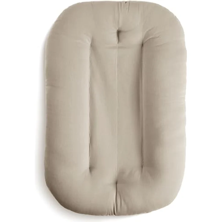 Snuggle Me® Babynest (0-9 Monate) - Premium Babynestchen Neugeborene, Weiche Bio-Baumwolle mit Fiberfill, 100% Maschinenwaschbar, Inkl. Reisetasche (Birch) – Bild 2