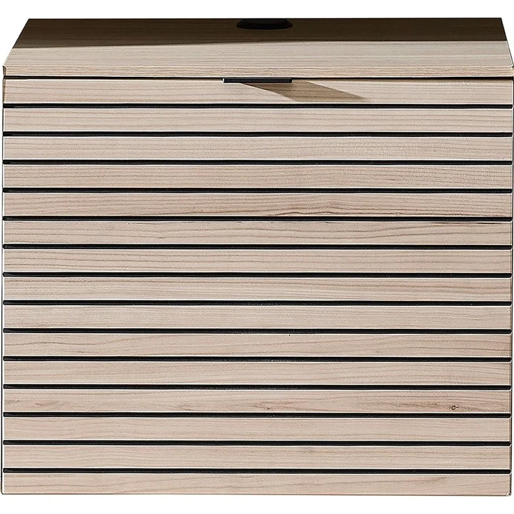 TV-Unterteil Inka / Ina, Holzwerkstoff, Beige, Holzfarben, 60 x 51 x 44 cm – Bild 1