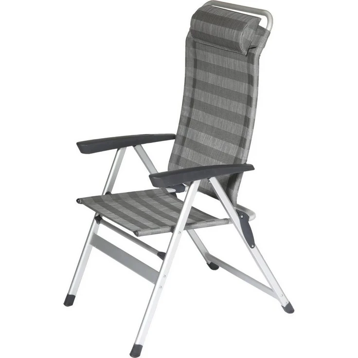 TrendLine Campingsessel Luca Alu Campingstuhl gepolstert Relaxsessel Klappstuhl – Bild 3