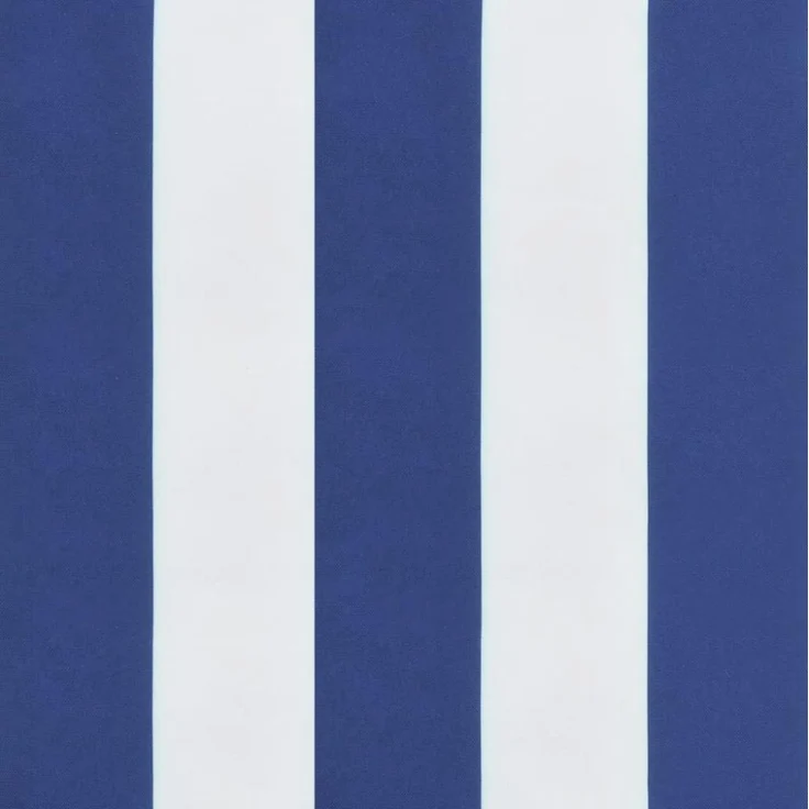 vidaXL Sonnenliegen-Auflage, Polyester blau/weiß gestreift, 200 x 70 x 4 cm – Bild 7