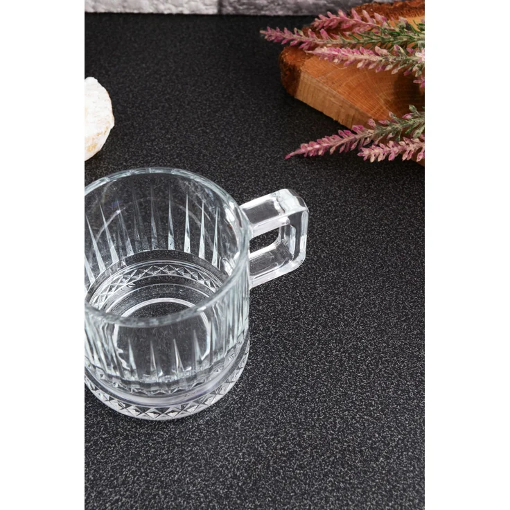 Pasabahce 2er Set 195cc 55422 Elysia Teegläser Fincan Kupasi transparent – Bild 3