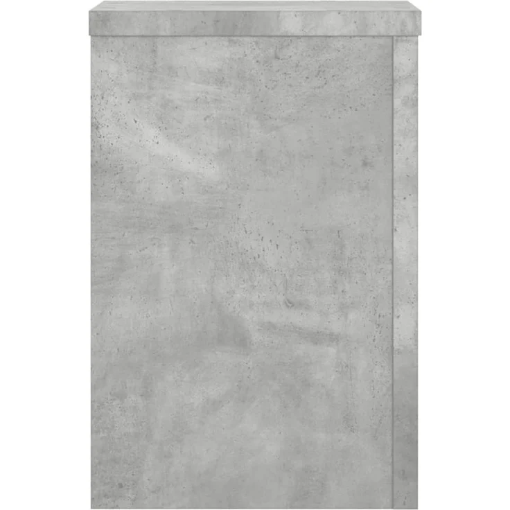 vidaXL Pflanzenständer 2 Stk. Betongrau 20x20x30 cm Holzwerkstoff 852900 – Bild 4