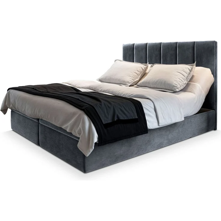 Masseno Boxbett BARINO 160x200 cm mit Bonell Matratze und Topper – Bild 1