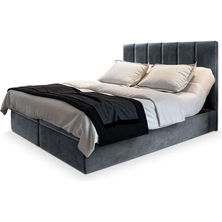 Masseno Boxbett BARINO 160x200 cm mit Bonell Matratze und Topper