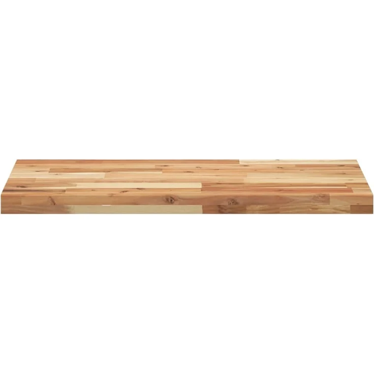 Schweberegal, Bücherregal Wand, Wandregal 120 x 40 x 4 cm Massivholz Akazie Ölbehandelt – Bild 4