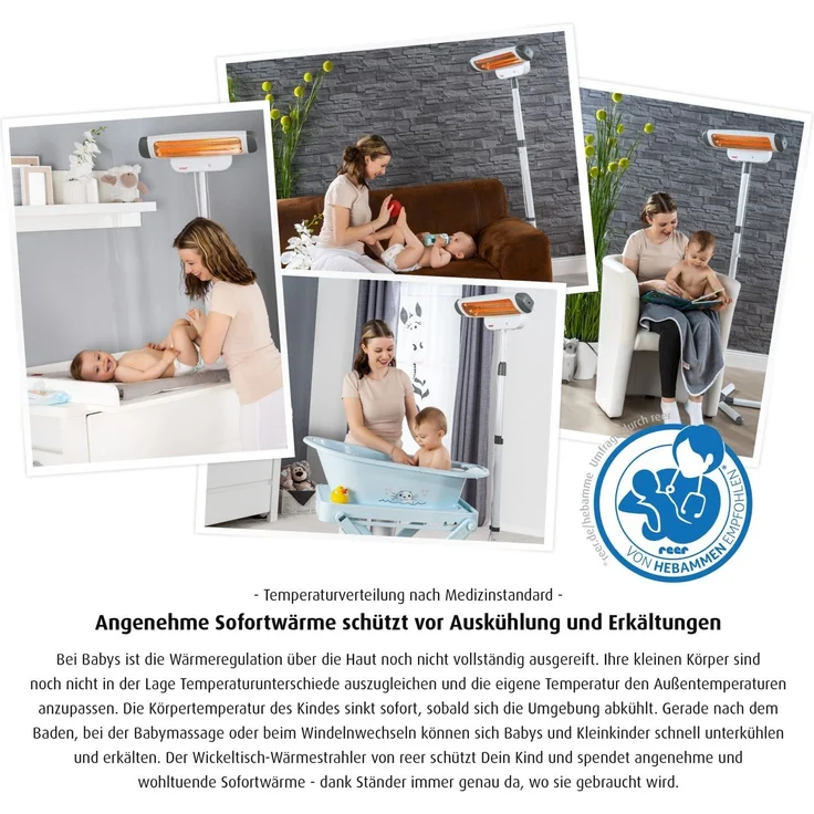 reer Wickeltisch Heizstrahler FeelWell reer 1928 – Bild 12