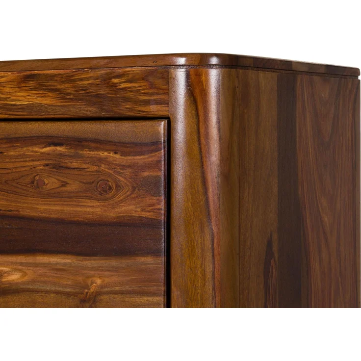 Highboard Sheesham 145x40x153 walnuss gewachst TORONTO LUX #279 – Bild 3