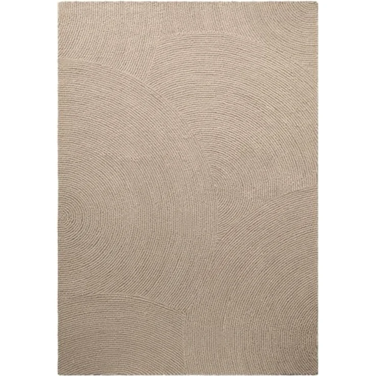 XXXL Wollteppich Eleni, Beige, Rechteckig 120x180 cm, Pflegeleicht, Strapazierfähig, Für Fußbodenheizung geeignet, Naturmaterial mit Struktur – Bild 11