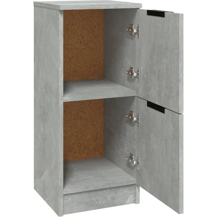 Sideboard, Kommode Betongrau 30x30x70 cm Holzwerkstoff j1167p – Bild 6
