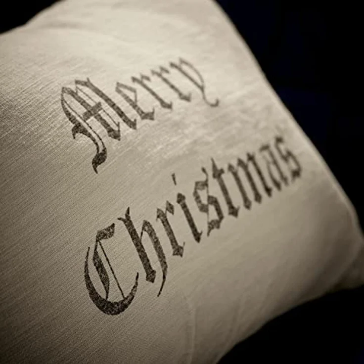 Mirabeau Kissenhülle Kissenhülle Merry Christmas creme/grau – Bild 5