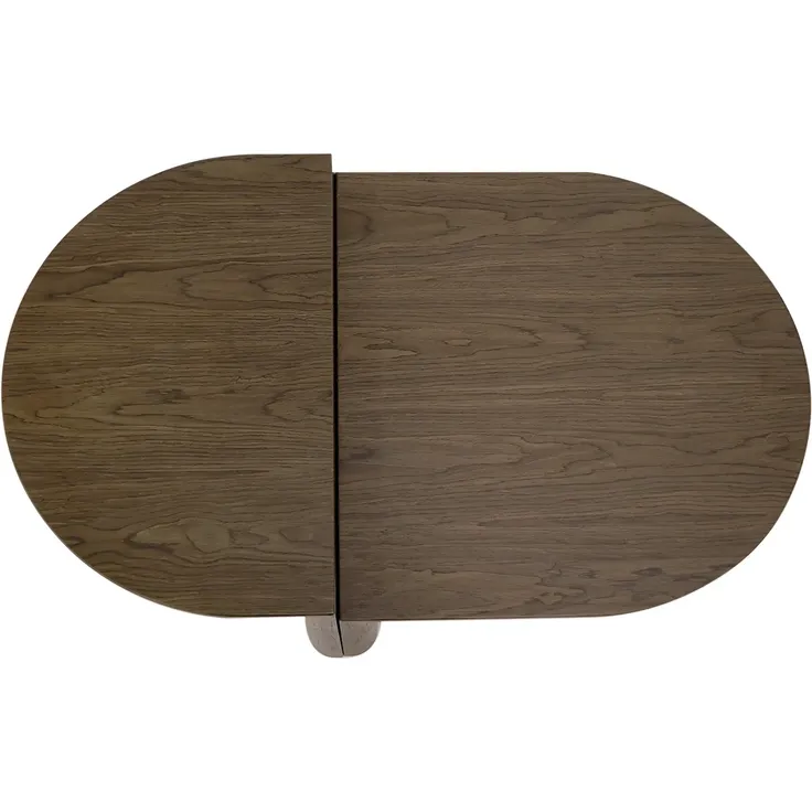 Vente-unique - VARAJA Couchtisch Holz, Platte Braun - B 60 cm x H 37 cm x L 100 cm – Bild 5