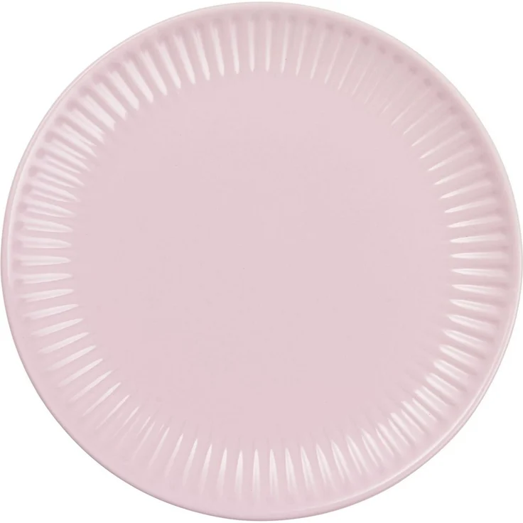 Teller Kuchenteller Frühstücksteller Mynte 19cm Rund Rille Ib Laursen 2032 07 - rosa – Bild 1