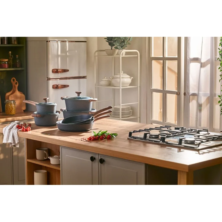RESTO Kitchenware Bräter Ran, Kochtopf antihaftbeschichtet und spülmaschinenfest, Aluminiumguss (2-tlg), Geeignet für alle Herdarten, auch Induktion, im Geschenkkarton – Bild 3