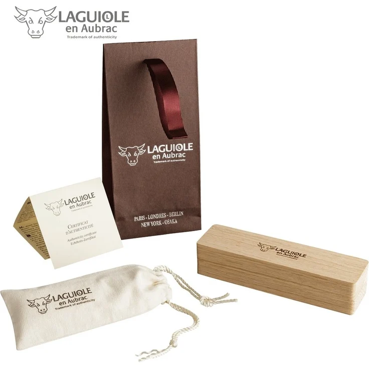 Laguiole en Aubrac Korkenzieher Kellnermesser Wacholder, Sommelier, original mit Zertifikat, hergestellt in Frankreich – Bild 3