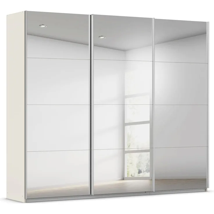 Rauch Möbel KULMBACH, Schwebetürenschrank, Farbe Beige, Breite 271 cm