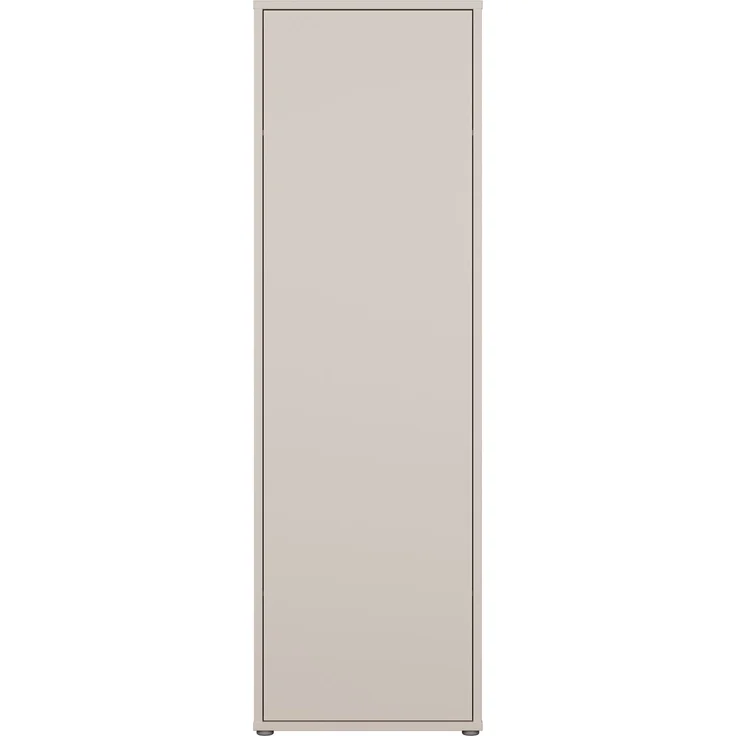 Forte ALICE SPRINGS Garderobenschrank 60, moderne Garderobe mit Kleiderstange und Einlegeböden, Flur, Holzwerkstoff, Kaschmir Beige, 59,8 xm breit x 191,9 cm hoch x 34,9 cm tief – Bild 2