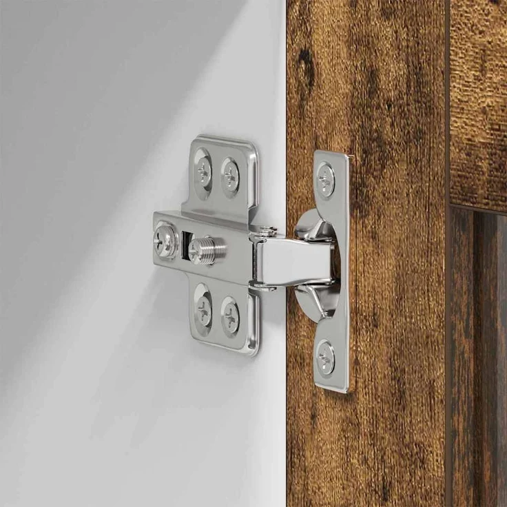 vidaXL Hängeschrank Geräucherte Eiche 40 x 31 x 100 cm Holzwerkstoff 884382 – Bild 8