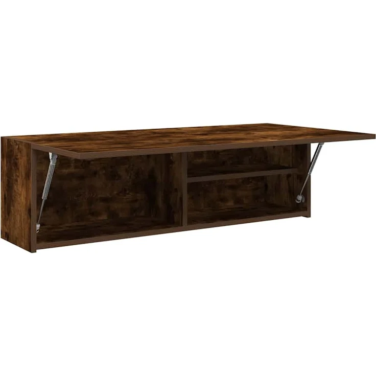 vidaXL Bad-Wandschrank Räuchereiche 100x25x30 cm Holzwerkstoff 860098 – Bild 5