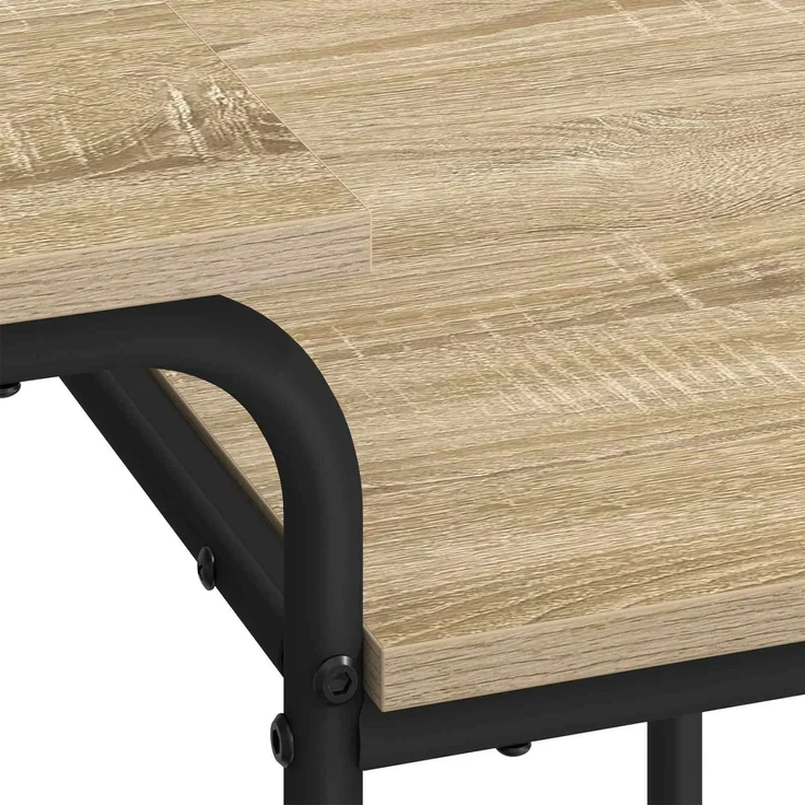 vidaXL Schreibtisch mit Stauraum Sonoma-Eiche 100 x 50 x 75 cm 8007991 – Bild 6