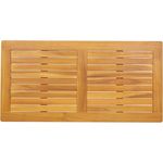 vidaXL Tischplatte Öl-Natur 100 x 50 x 2 cm Massivholz Akazie 4108095