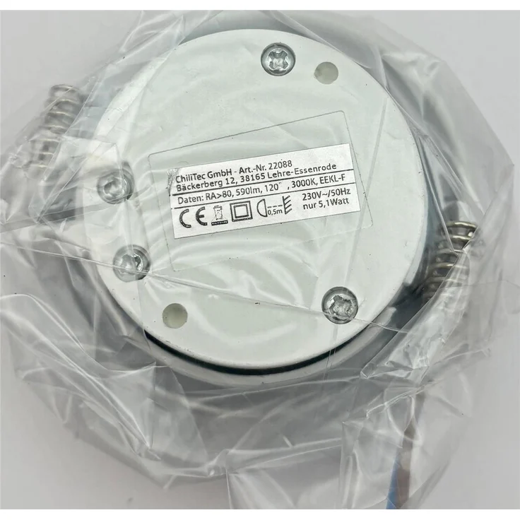 LED-Einbauleuchte "Flat-32" warmweiß80x32mm, 5W, 590lm, weißes Gehäuse – Bild 9