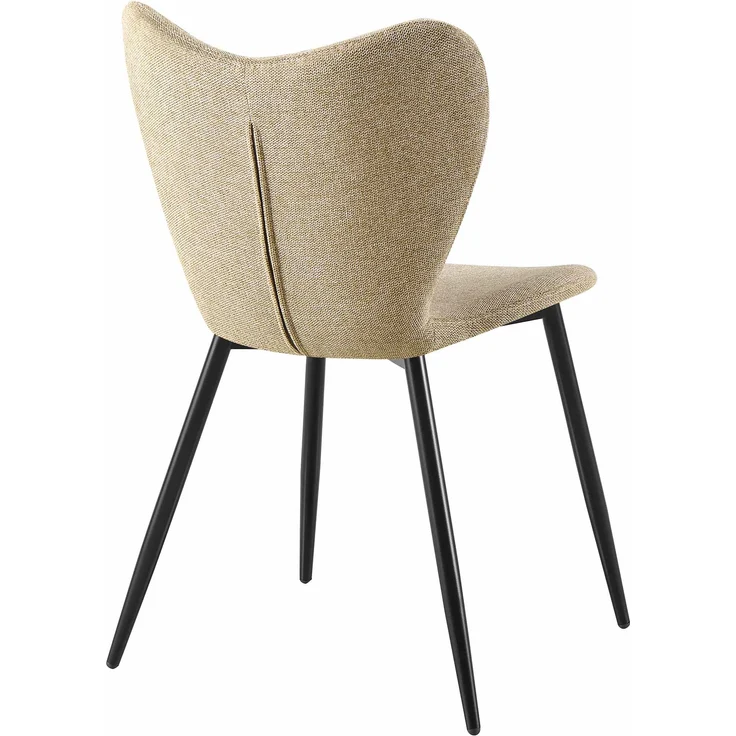 Esszimmerstuhl COLON - Stoff Taupe 50x58x80 cm | Essstühle Esszimmerstühle Küchenstühle Wohnzimmerstühle – Bild 4