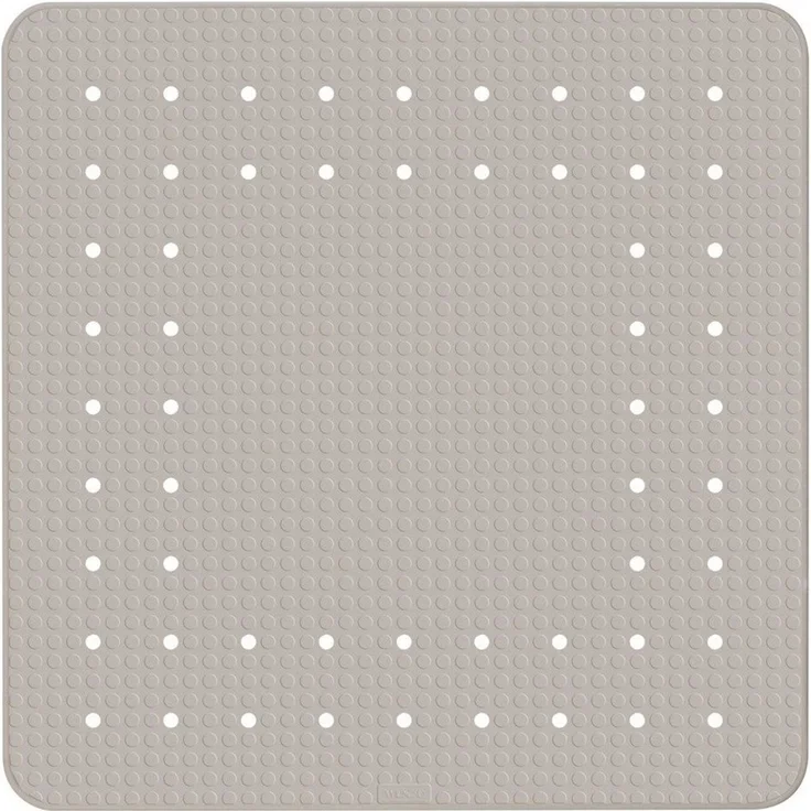 WENKO Duschmatte, Höhe 54 mm, für Badezimmer geeignet, angenehme Trittkomfort, quadratisch, Badematte – Bild 2