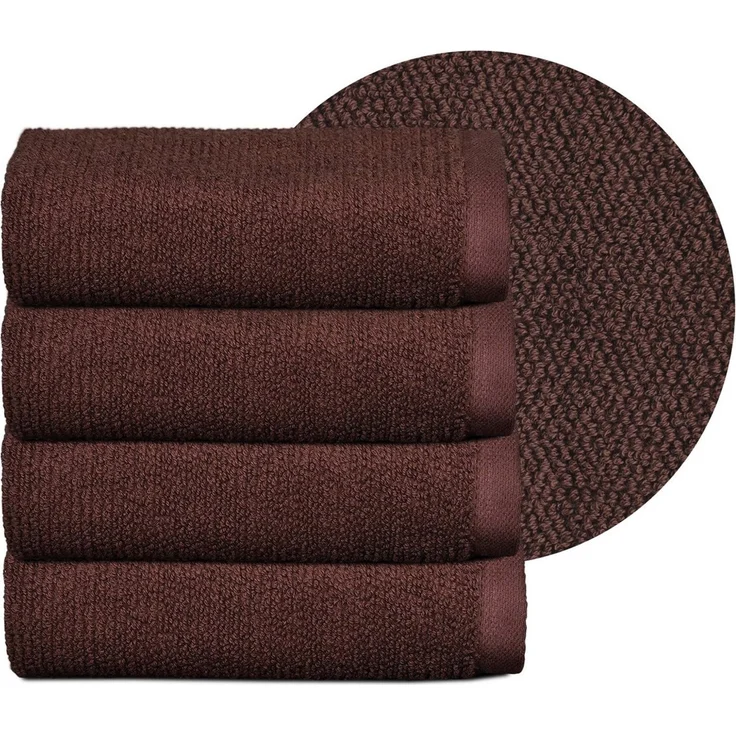 Beautex Handtuch Set, Premium Frottier Sets, 100% Baumwolle 550g/m², Multischlaufen-Optik, Frottier, saugstark, weich, flusenfrei, schnelltrocknend, schadstoffgeprüft – Bild 1