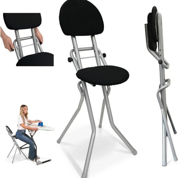 aktivshop Stehhilfe und Sitzhilfe, höhenverstellbar, rutschfest & platzsparend – Bild 4