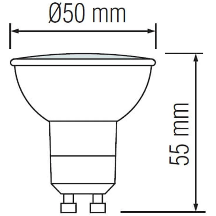 5x 5W GU10 LED Leuchtmittel Leuchte LED Spot 100° 410 Lumen Kaltweiß – Bild 3