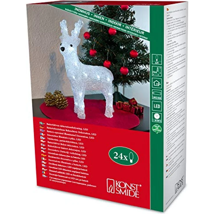 LED-Licht für IP20 innen von Konstsmide, weiß, 32x23 cm – Bild 2