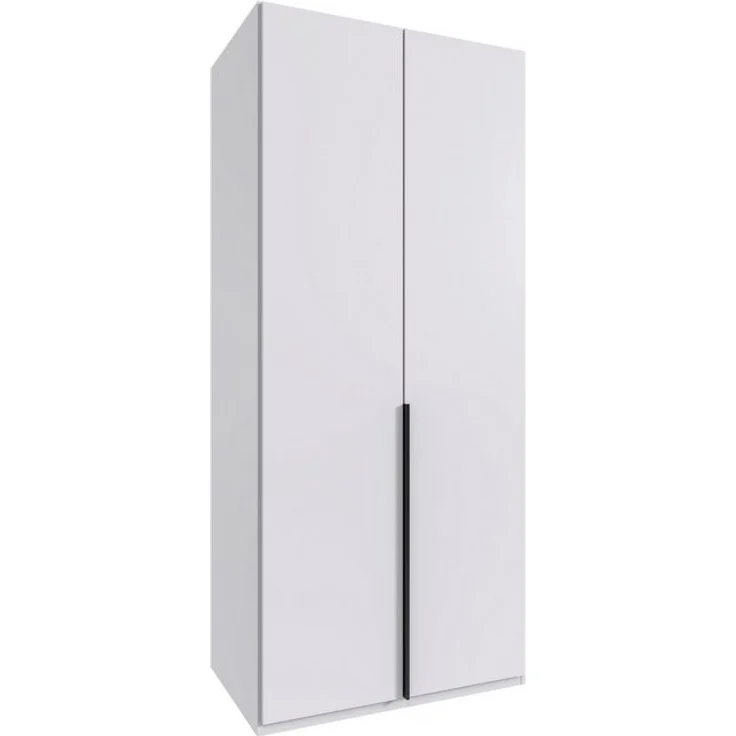 Wimex Kleiderschrank Mugano,in 5 Breiten,2 Höhen,2 Tiefen, viele Farben, Made in Germany (in Basic oder Premium Ausstattung) mit langen Griffen aus Metall, mit oder ohne Spiegel – Bild 4