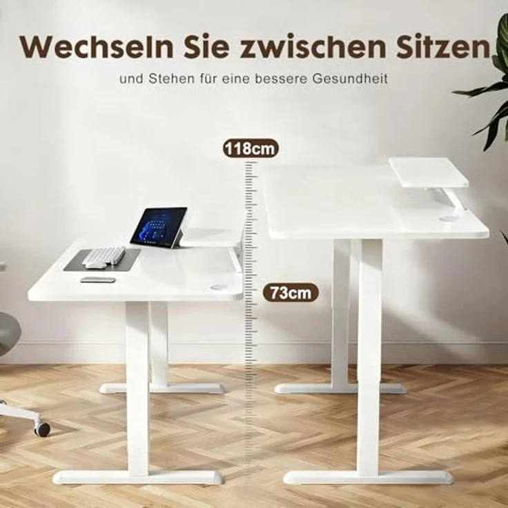 DUMOS Nachttisch Nachttisch mit 2 Schubladen, Stoffkommode,Nachtkommode (ein Paar Nachttische, ein Paar Nachttische) – Bild 6