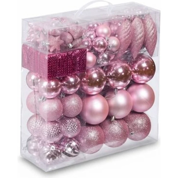 Relaxdays Weihnachtskugeln im 110er Set – Bild 7