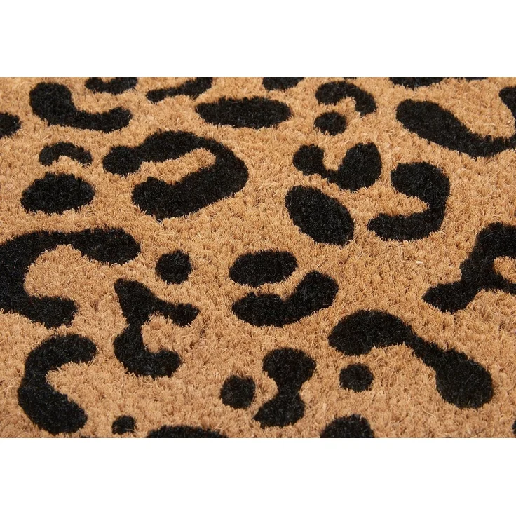 HANSE Home Fußmatte Mix Mats Kokos Leopard Look, Türmatte, rechteckig, Höhe: 15 mm, Kokos, Schmutzfangmatte, Outdoor, Rutschfest, Innen, Kokosmatte, Flur – Bild 3
