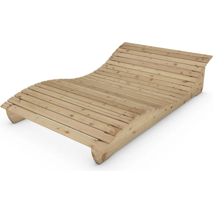 Gartenliege "Relax-Gertl" (Lärche) 1-teilig Liegebreite 120 cm Himmelsliege – Bild 2