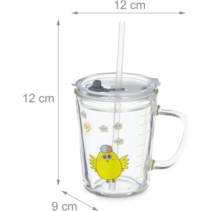 2er Set Kindergläser mit Kükenmotiv – Bild 4