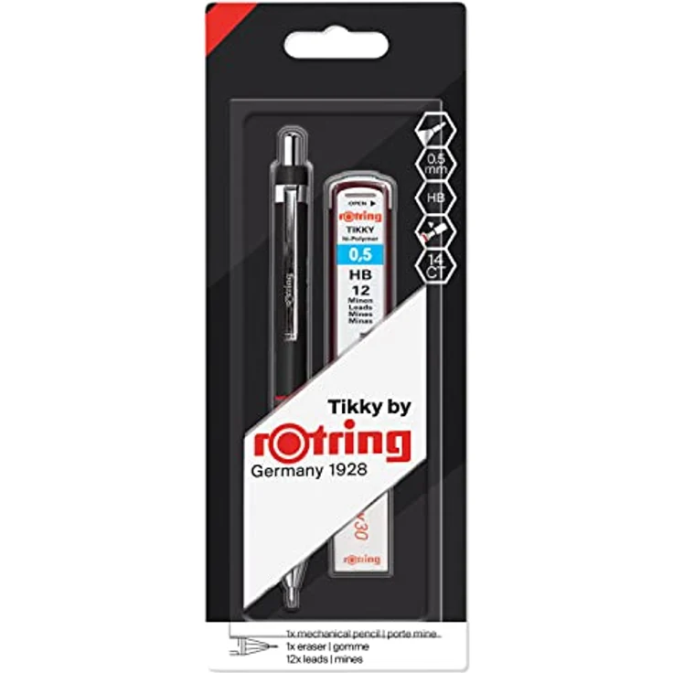 ROTRING Geo-Dreieck Hypotenuse 23cm mit Griff Glasklar – Bild 2