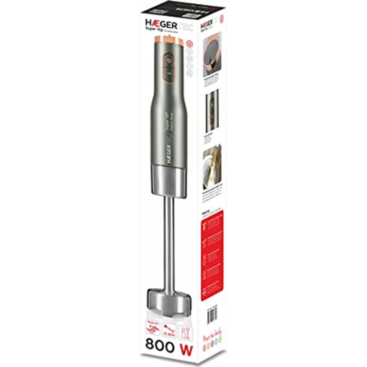 Handrührgerät Haeger HB-80G. 026A Grau 800 W – Bild 2