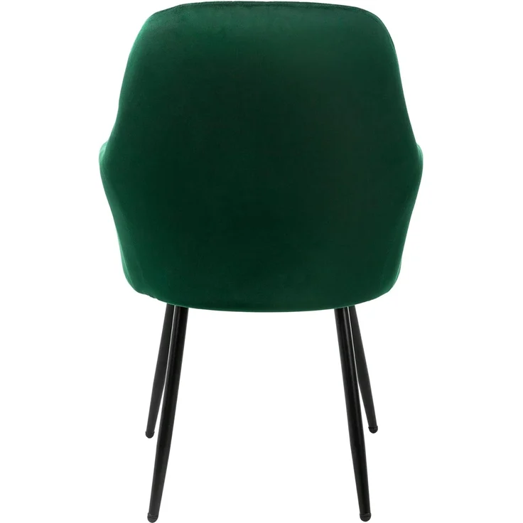 ML-DESIGN Stuhl Esszimmerstuhl mit Rücken- und Armlehnen Samt/Kunstleder Bezug (2 St), Ergonomische Stuhl Grün Küchenstuhl Wohzimmerstuhl Polsterstuhl – Bild 5