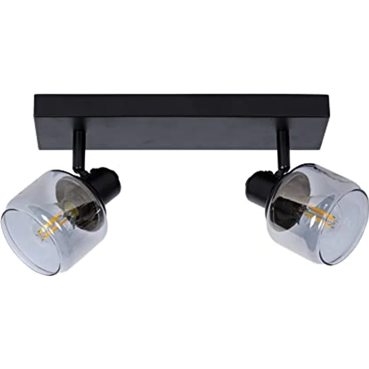 LUCIDE BJORN Deckenstrahler 2xE14, schwarz, modernes Design – Bild 2