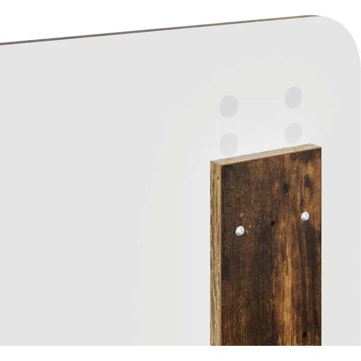 vidaXL Bettrahmen Geräucherte Eiche 150 x 200 cm Massives Kiefernholz 3412474 – Bild 10