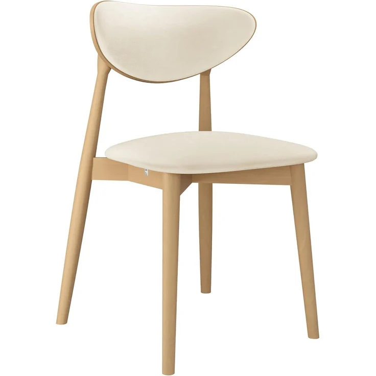 Esszimmerstuhl Bretoka C, Stuhl aus Buchenholz für Küche, Restaurant (Buche / Magic Velvet 2250) – Bild 4