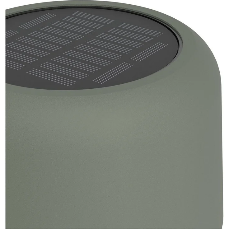 EGLO Solar Stehlampe Roccanova, Akku Standleuchte für Innen und Außen, Wohnzimmer Lampe touch dimmbar in 3 Stufen, Solarlampe aus Stahl in Grün, warmweiß, IP44 – Bild 3
