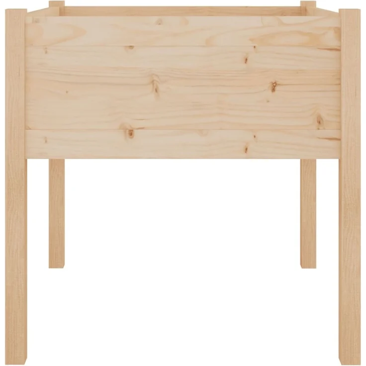 vidaXL Pflanzkübel 70x70x70 cm Massivholz Kiefer 810809 – Bild 3