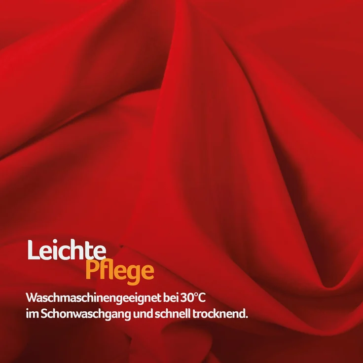 Bestlivings Blickdichte, Gardine mit Ösen, in vielen Größen und Farben Rot 140x145 cm – Bild 9
