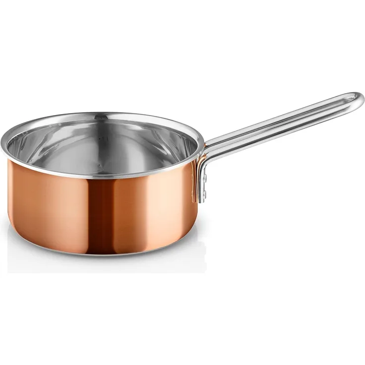 Eva Solo Kasserolle, Stielkasserolle, Stieltopf, Saucentopf, Kochtopf, Kochgeschirr, Kupfer/Edelstahl, Ø 16 cm, 1. 5 L, 271012