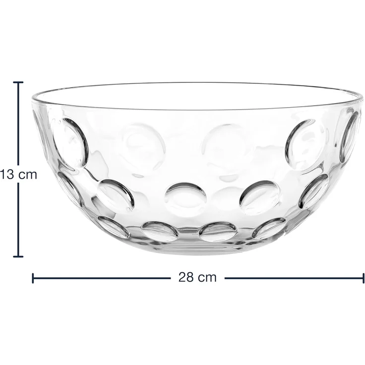 LEONARDO Schale CUCINA OPTIC, Glas, (1-tlg), Spülmaschinengeeignet – Bild 2