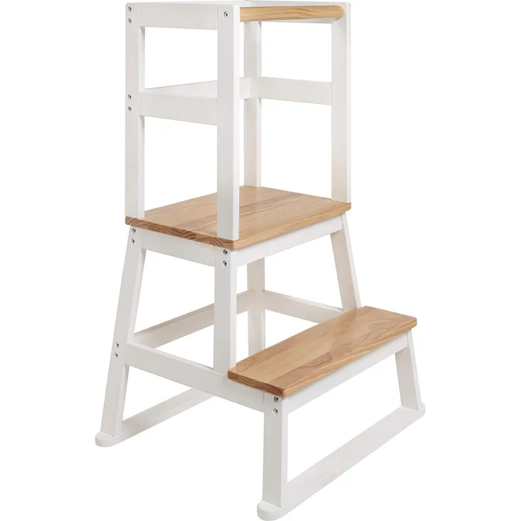 BOMI® Vario Lernturm Kinder Schemel Swubi aus Holz I Lerntower für Kinder ab dem Stehalter | Tower Küche Kindermöbel Learning Tower I Mehr Sicherheit bei Kindererziehung