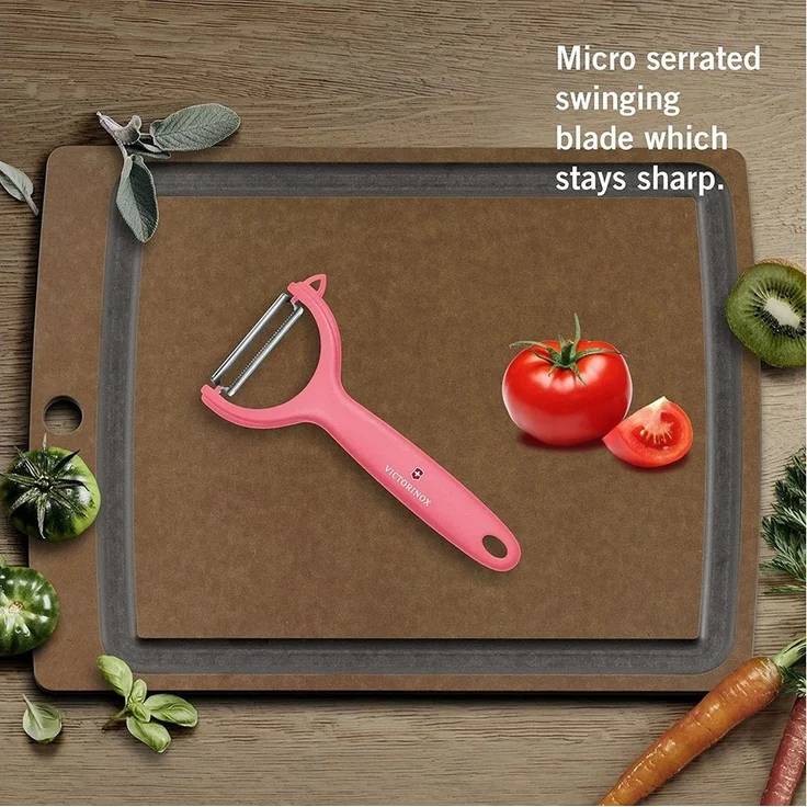 Victorinox | Tomaten-/Kiwischäler mit rostfreier Zackenschliffklinge, hellrot – Bild 2